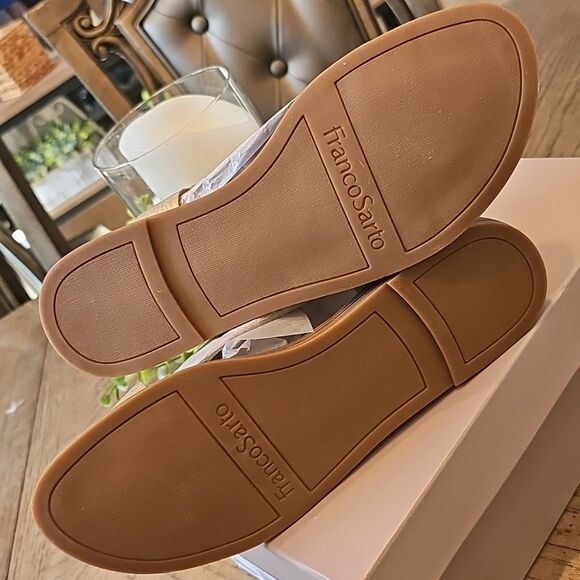 Franco Sarto gold flat sandals Size 7.5 NWT - Picture 8 of 13